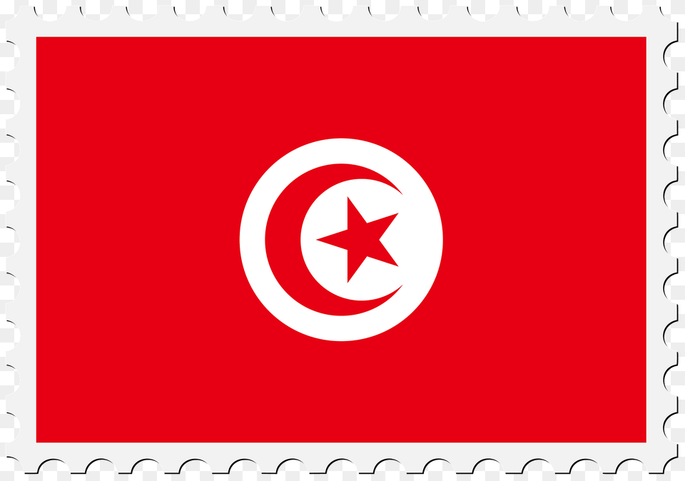 Stamp Tunisia Flag Clipart, First Aid, Symbol, Star Symbol, Logo Png Image