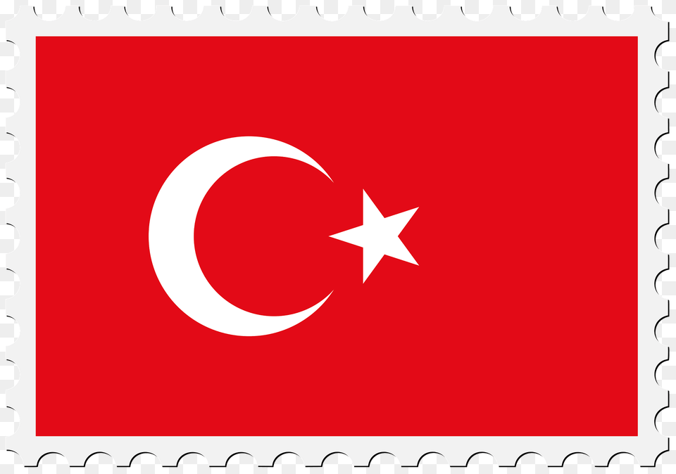 Stamp Turkey Flag Clipart, Postage Stamp Free Png