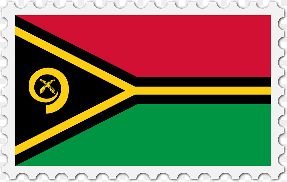 Stamp Vanuatu Flag Clipart, Postage Stamp Free Transparent Png