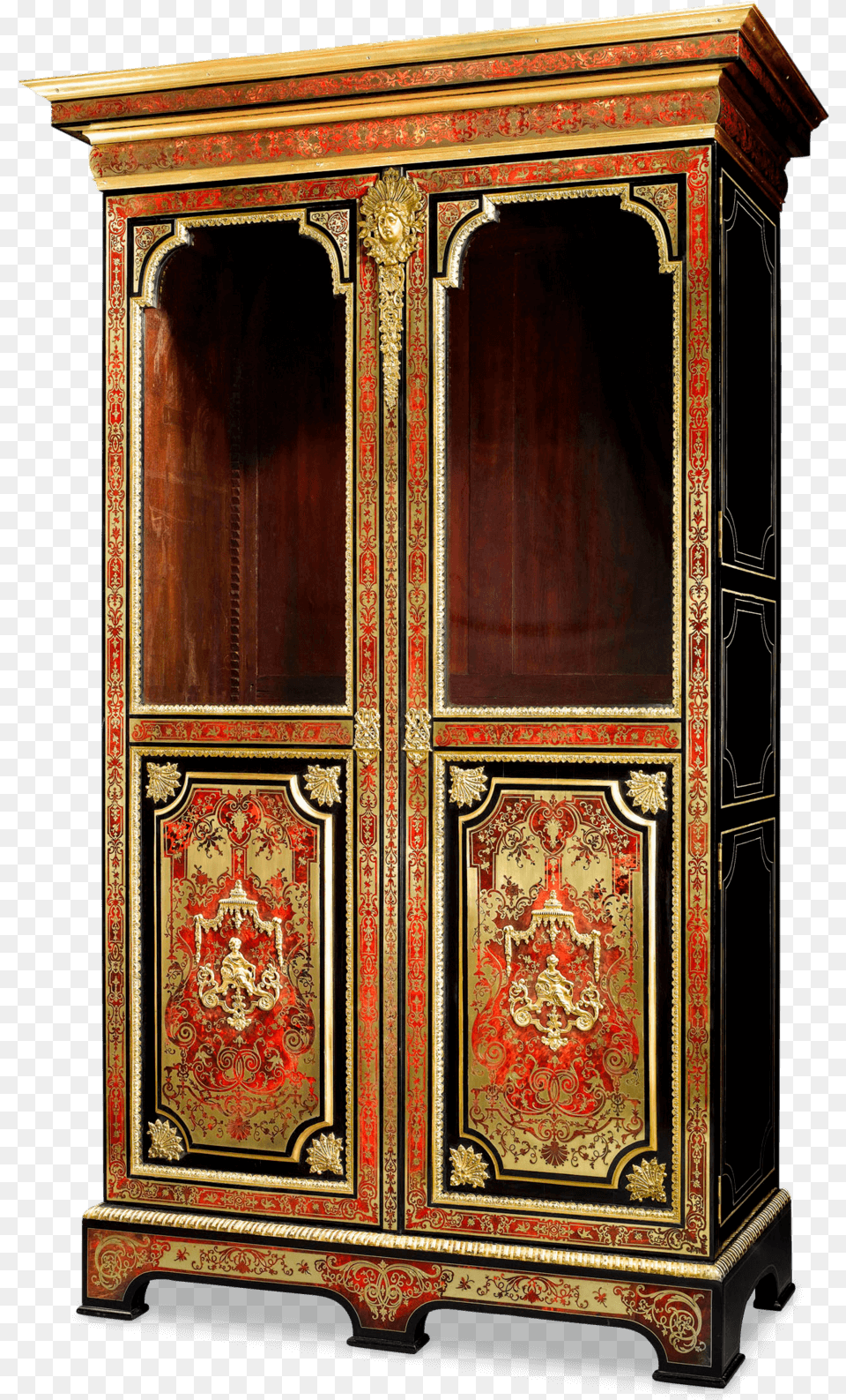 Stamped Boulle Cabinet By Nicolas Sageot Andr Charles Boulle, Closet, Cupboard, Furniture Png Image