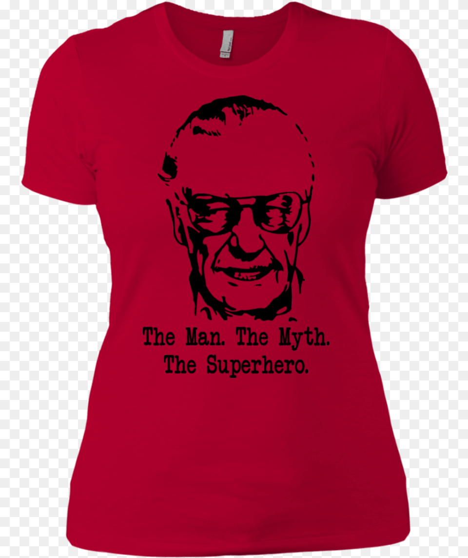 Stan Lee Face The Man The Myth The Superhero Shirt, Clothing, T-shirt, Person, Head Free Png Download