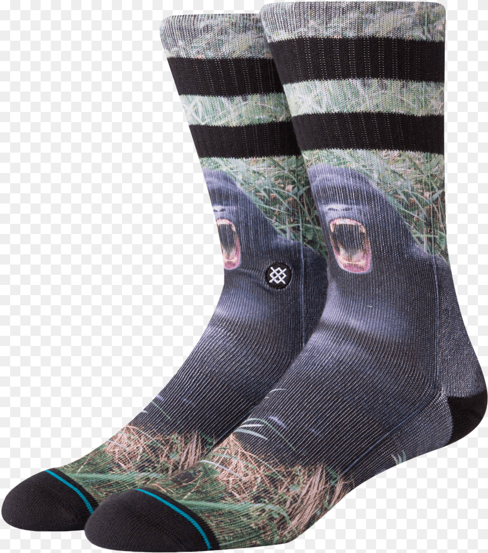 Stance Harambe Calze Uomo Stampa Gorilla Stance Medias, Clothing, Hosiery, Sock Free Png Download