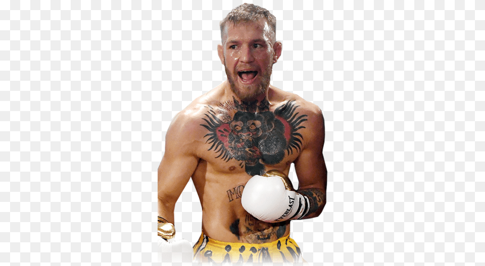 Stance Orthodox Height 173 Cm Reach 183 Cm Conor Mcgregor Boxing, Person, Skin, Tattoo, Adult Free Png Download