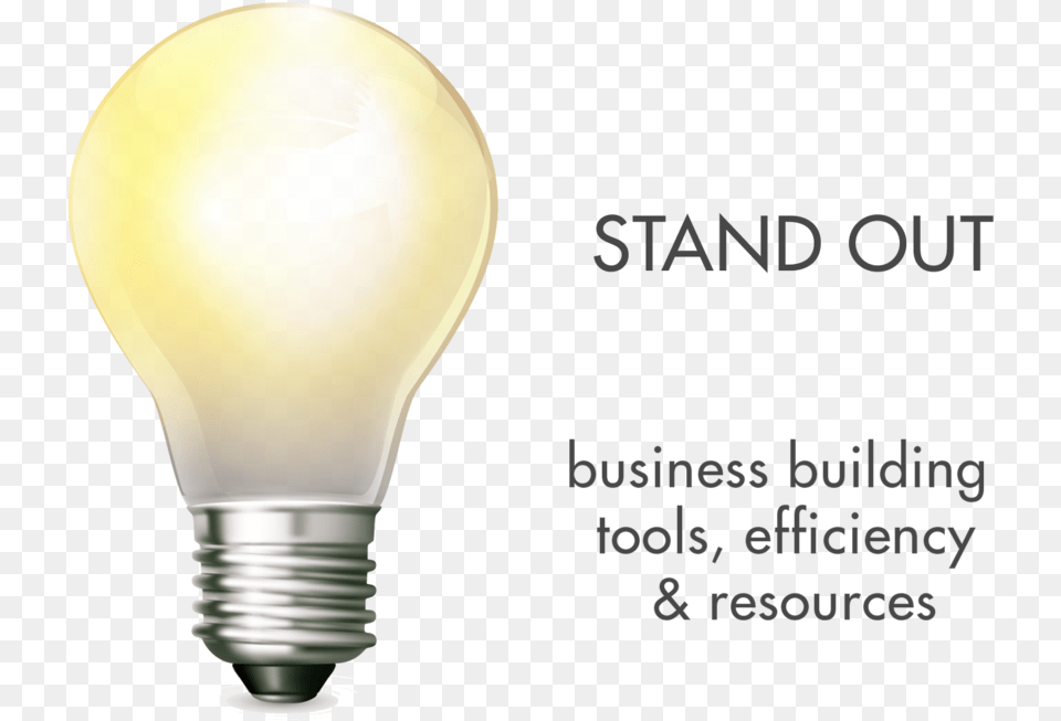 Stand Out Block Incandescent Light Bulb, Lightbulb Png Image
