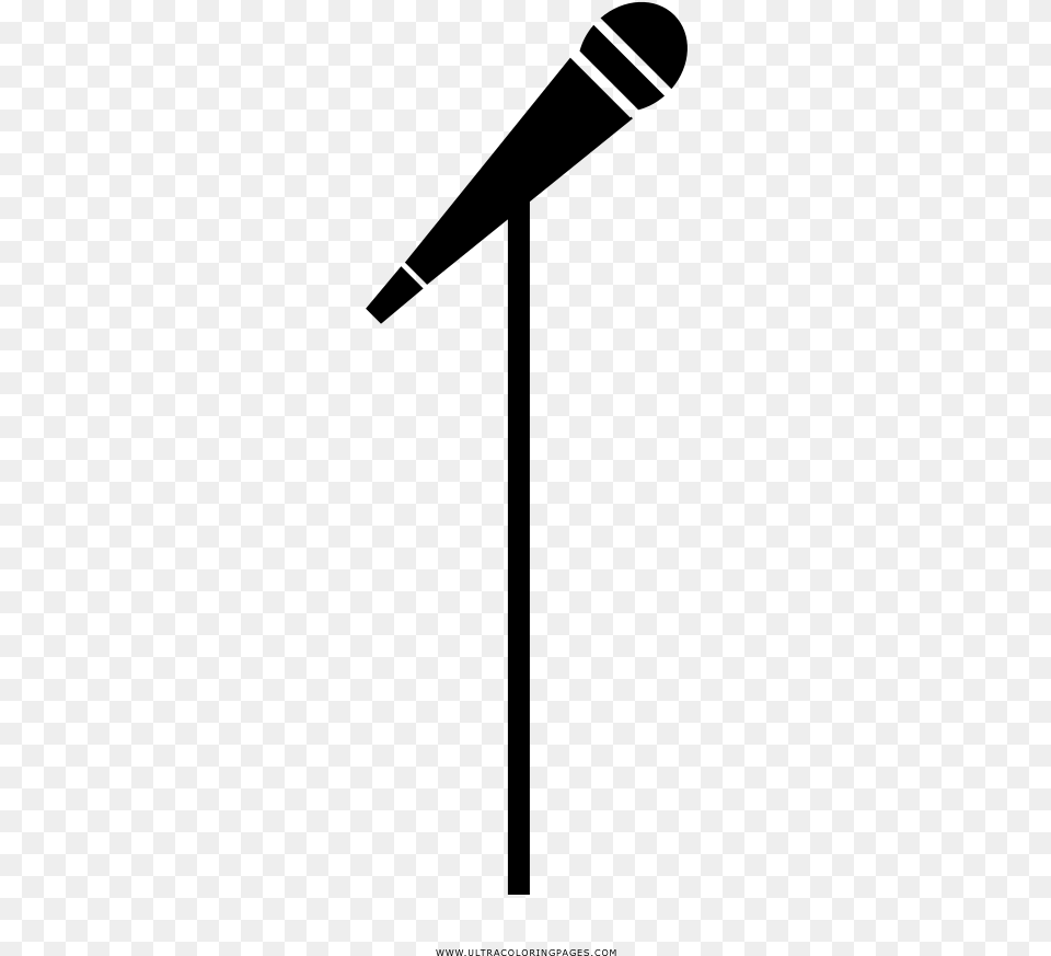 Stand Up Comedy Icon, Gray Png