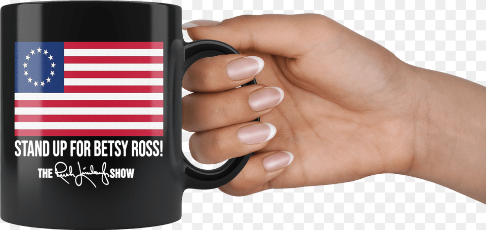 Stand Up For Betsy Ross Rush Limbaugh Mug Mug, Cup, Body Part, Finger, Hand Free Transparent Png