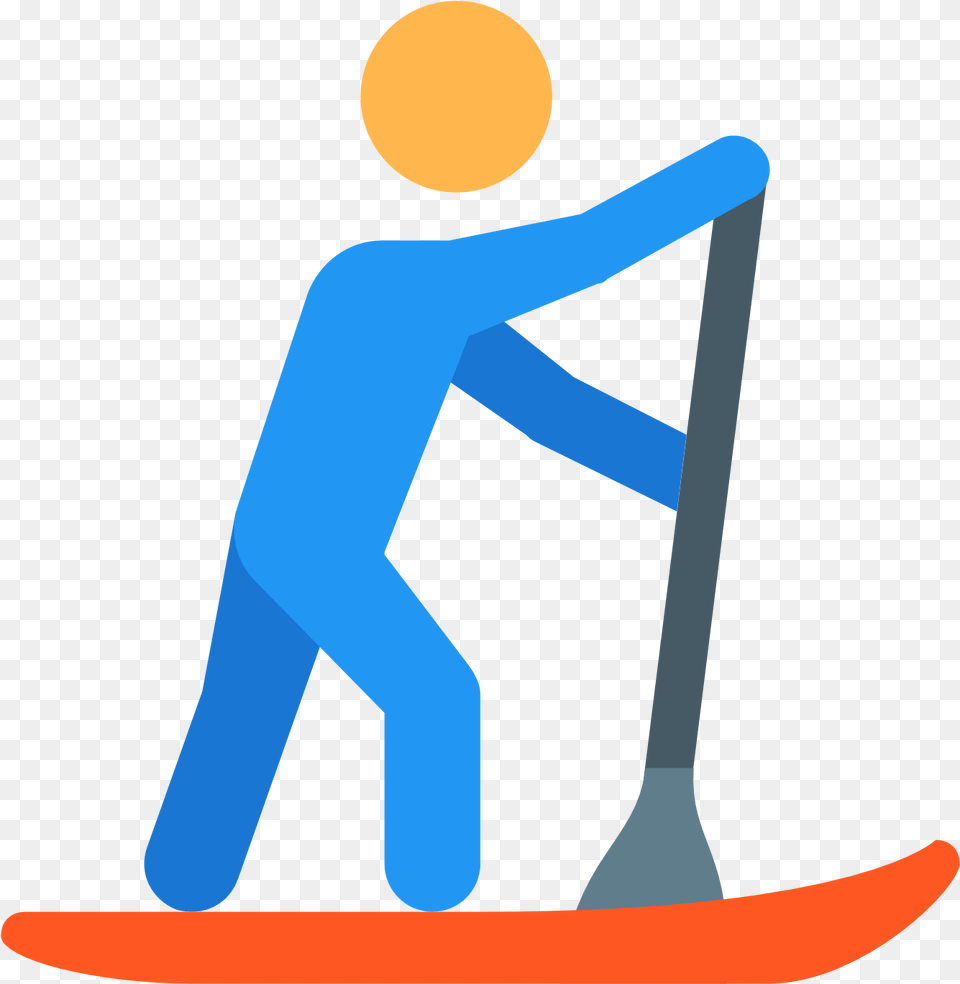 Stand Up Paddle Icon, Oars, Nature, Outdoors Png