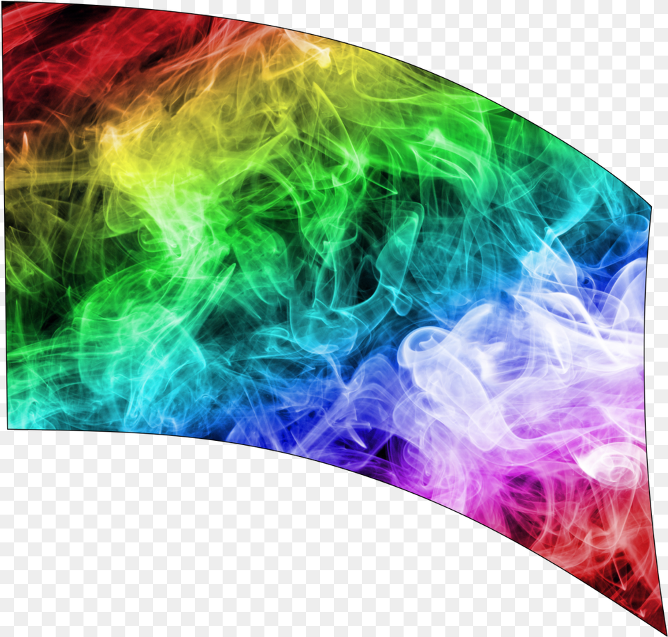 Standard Abstracts Ten Hut Productions Llc Rainbow Smoke Image Background, Accessories, Pattern, Fractal, Ornament Free Png Download
