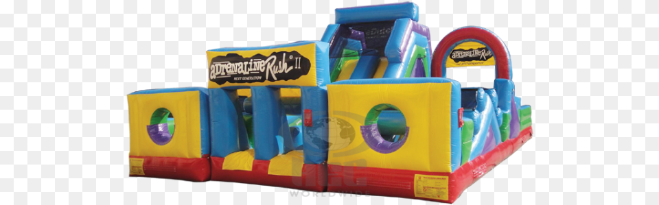 Standard Color Watermark Adrenaline Rush Obstacle Course, Play Area, Inflatable, Indoors, First Aid Free Transparent Png