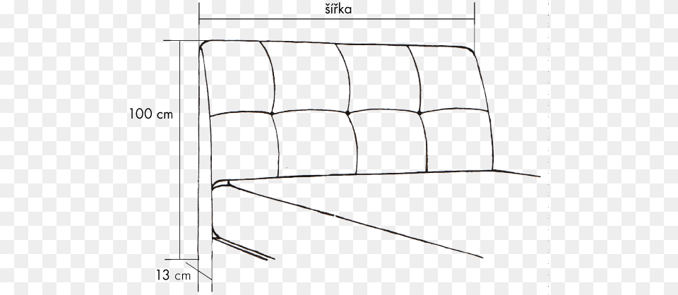 Standard Headboard Height Is 100 Cm Standard Height Of Headboard Cm, Furniture, Cushion, Electronics, Home Decor Free Transparent Png