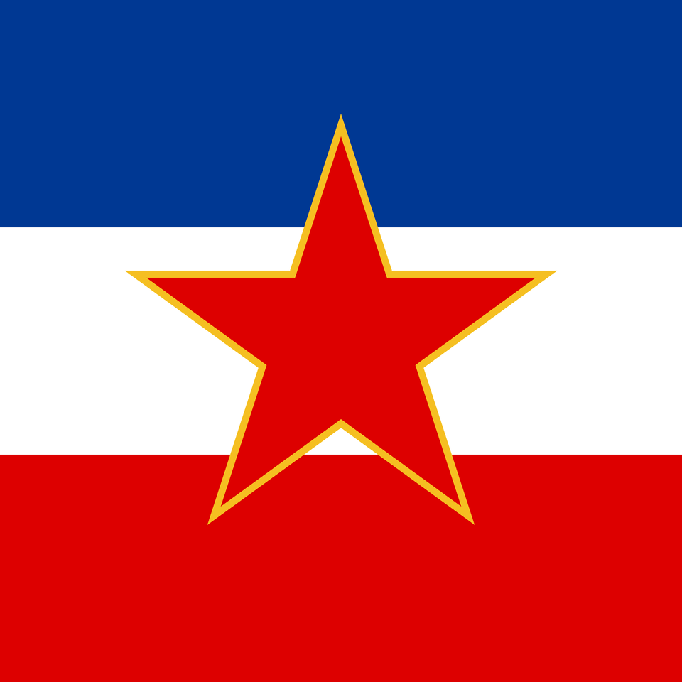 Standard Of The Prime Minister Of Sfr Yugoslavia Clipart, Star Symbol, Symbol Png Image