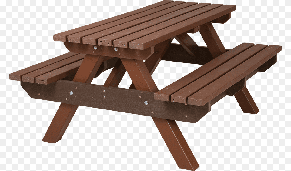 Standard Picnic Bench Bench And Table, Furniture, Wood, Plywood, Coffee Table Free Png