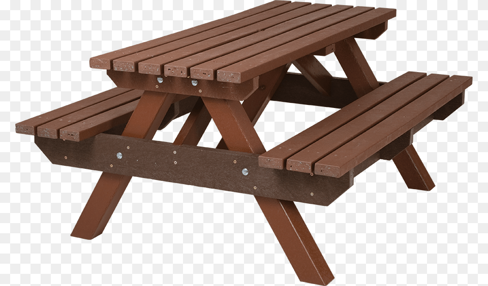 Standard Picnic Bench Picnic Table, Furniture, Wood, Plywood Png Image