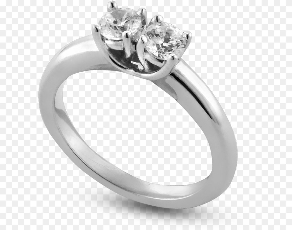 Standard View Of Eg2rr08 In White Metal, Accessories, Jewelry, Ring, Silver Free Png