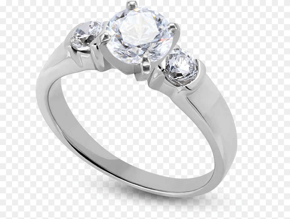 Standard View Of Shpr35 Pt42 In White Metal Pear Shaped Side Diamond, Accessories, Gemstone, Jewelry, Ring Free Png