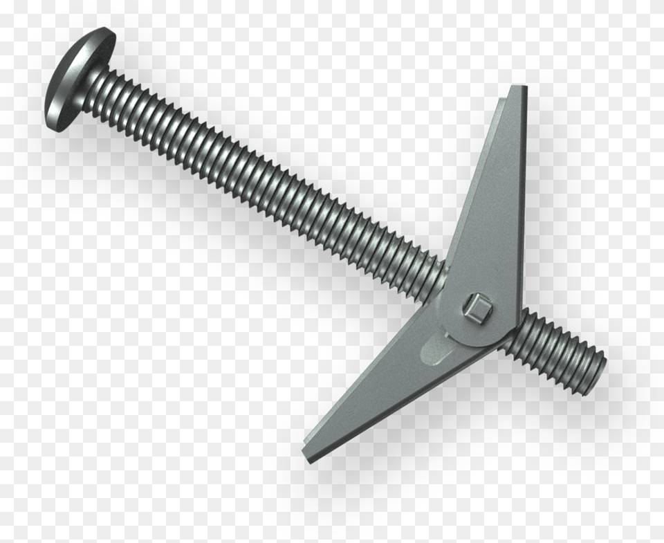 Standard Wing Toggle Hollow Wall Anchors Wej It Heavy Duty Toggle Anchor, Machine, Screw, Blade, Razor Png Image