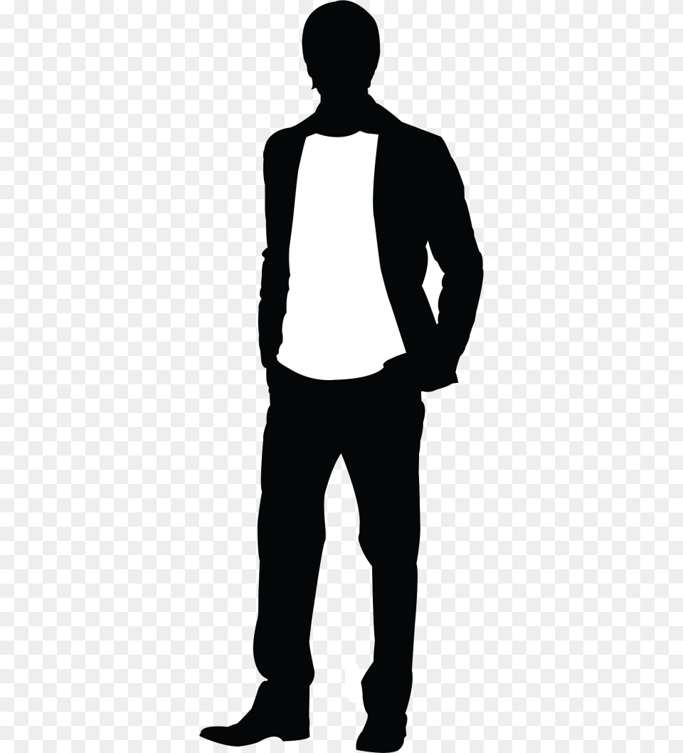 Standing, Sleeve, Clothing, Silhouette, Long Sleeve Free Transparent Png