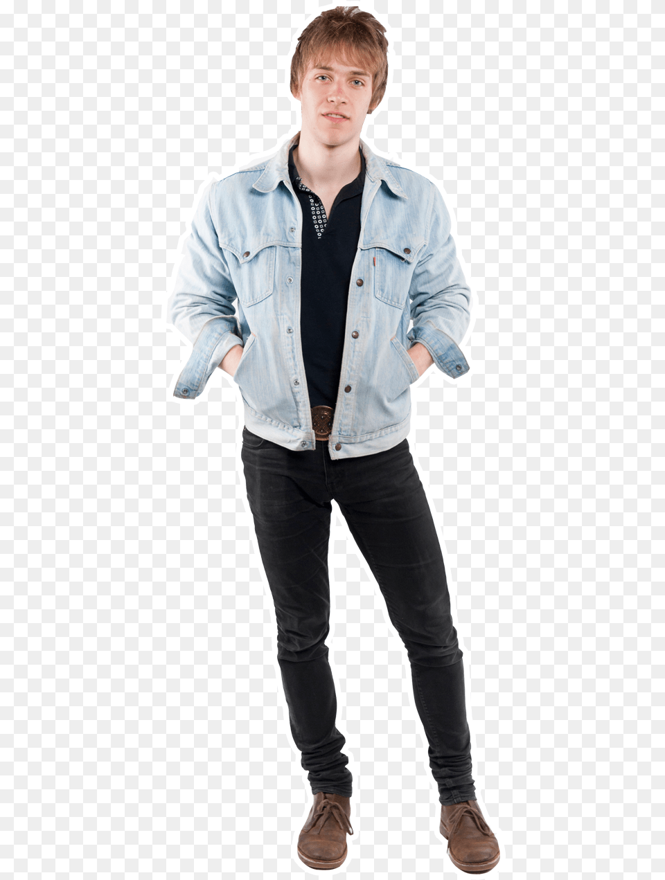 Standing, Pants, Clothing, Coat, Long Sleeve Free Transparent Png
