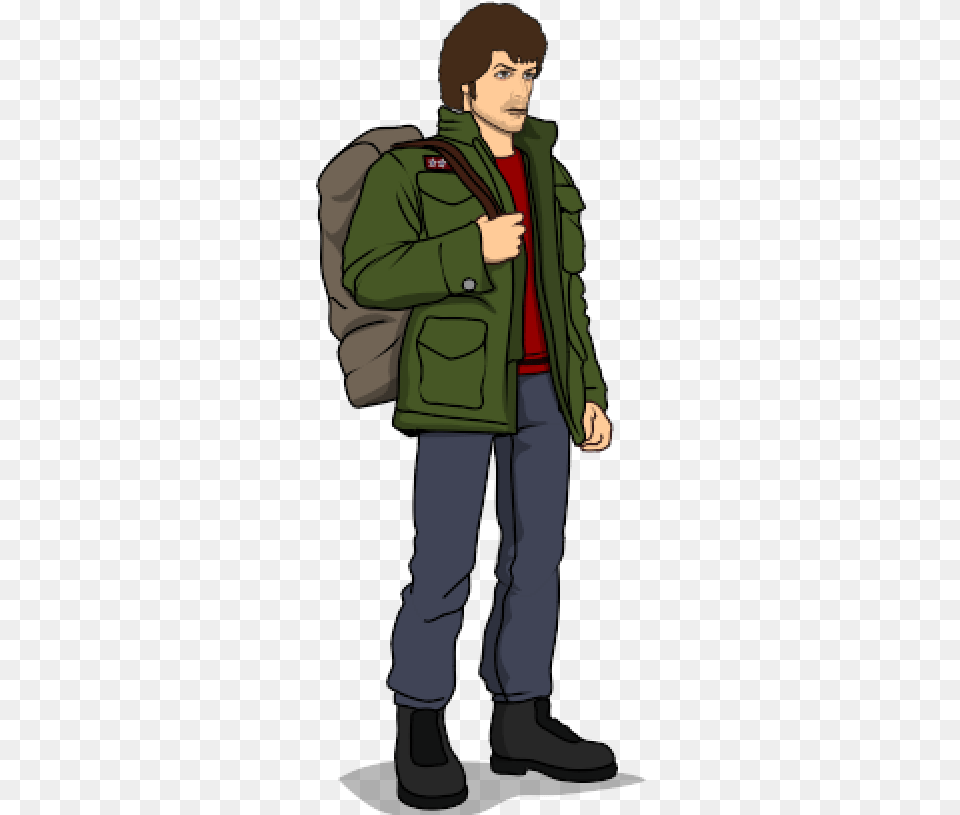 Standing, Clothing, Coat, Pants, Jacket Free Png Download