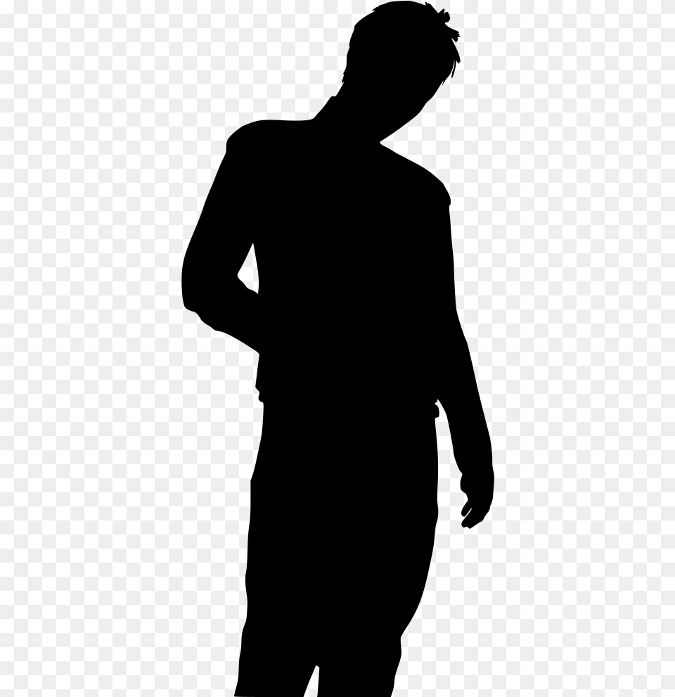 Standing, Gray Free Transparent Png