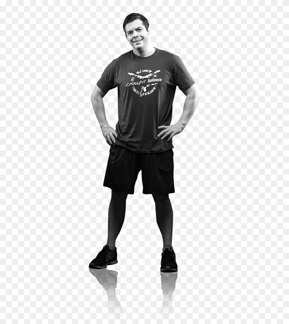 Standing, T-shirt, Clothing, Shorts, Person Png