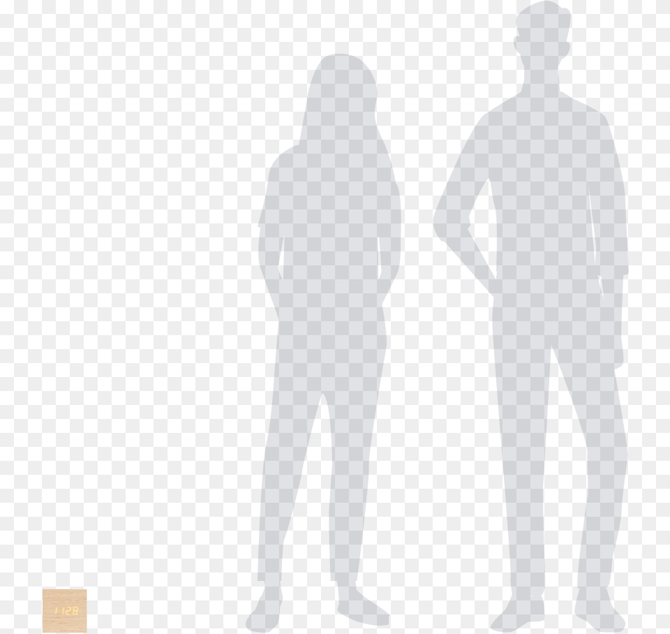 Standing, Silhouette, Adult, Male, Man Png Image