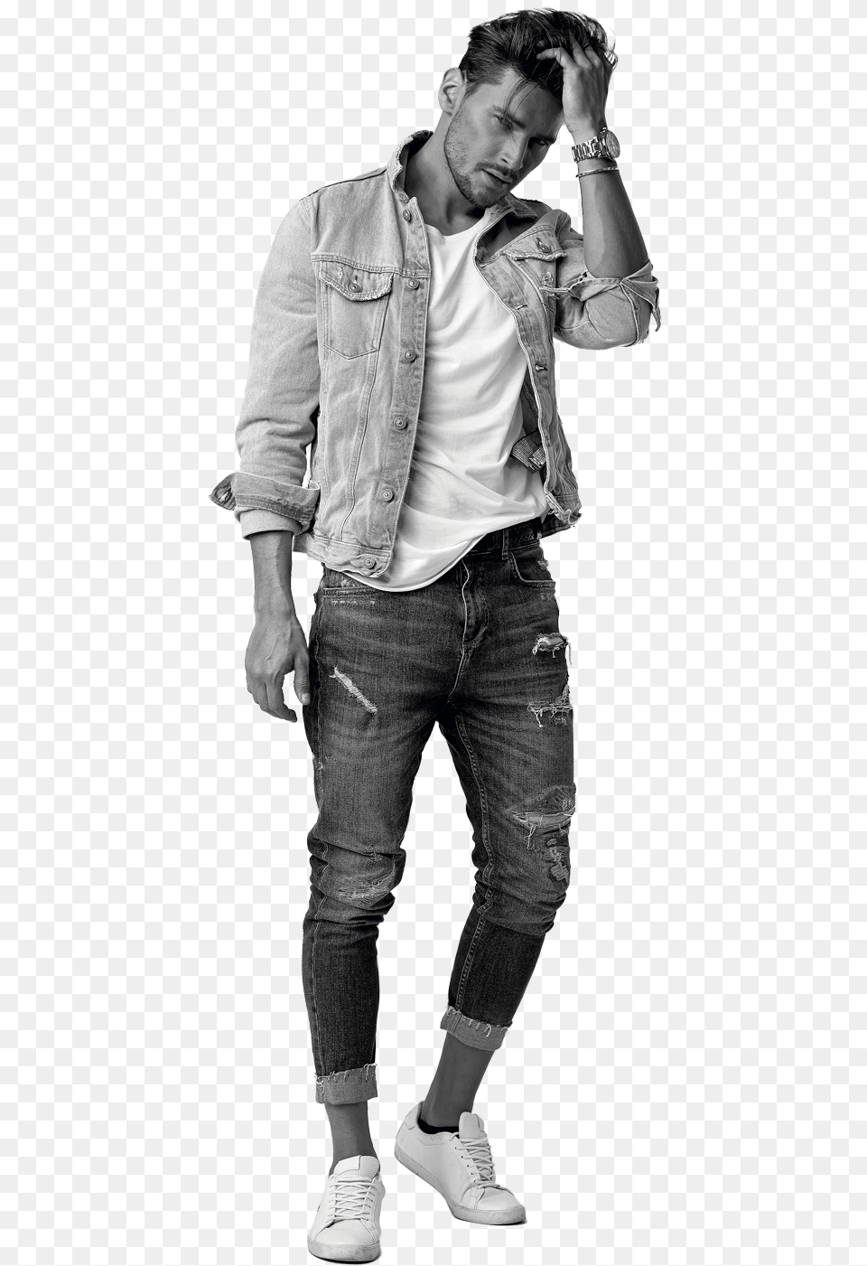 Standing, Jeans, Clothing, Shoe, Pants Png Image
