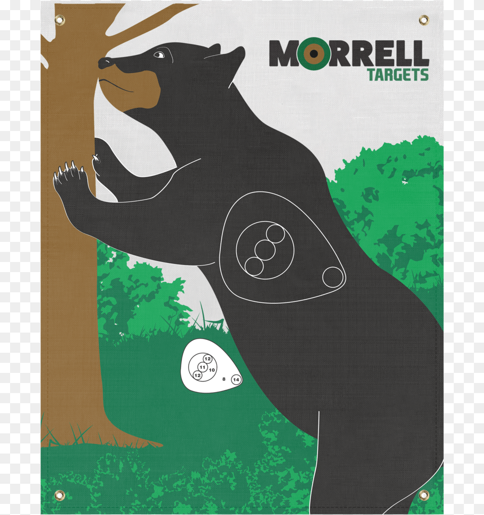 Standing Bear Polypropylene Archery Target Face Morrell Targets Polypropylene Archery Target Face, Animal, Mammal, Black Bear, Person Free Transparent Png