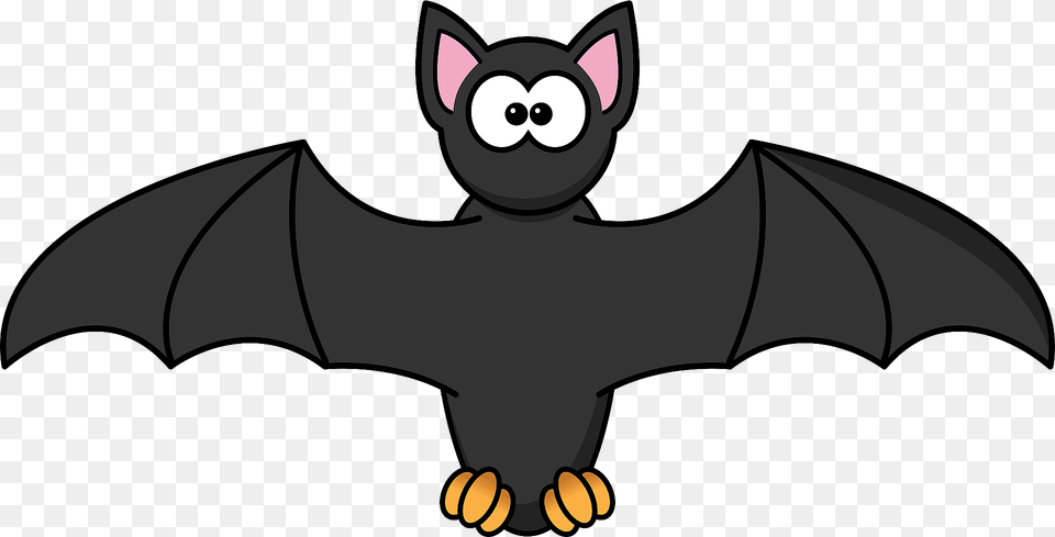 Standing Black Bat Clipart, Animal, Mammal, Wildlife, Grass Png Image