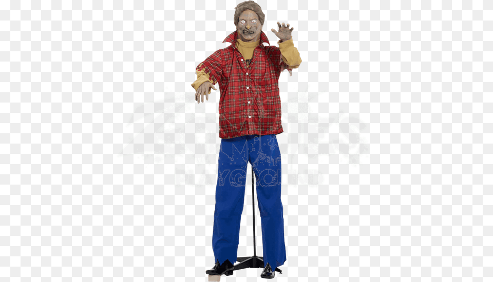 Standing Casual Zombie Man, Clothing, Pants, Adult, Person Free Transparent Png