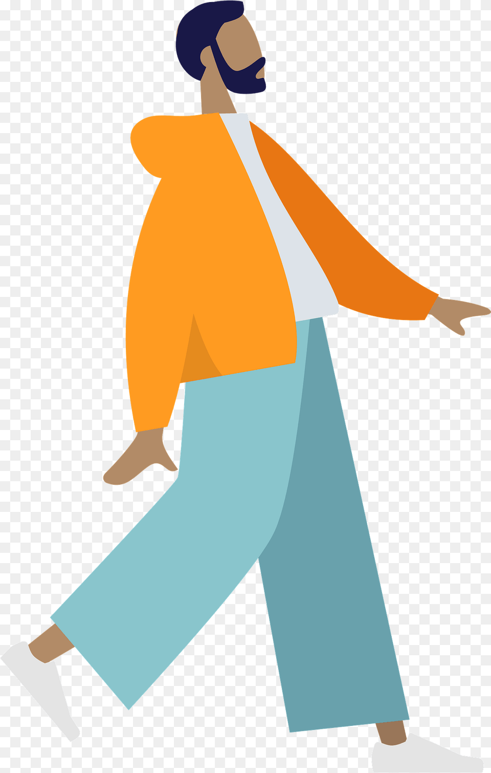 Standing Clipart, Clothing, Pants, Person, Walking Free Png