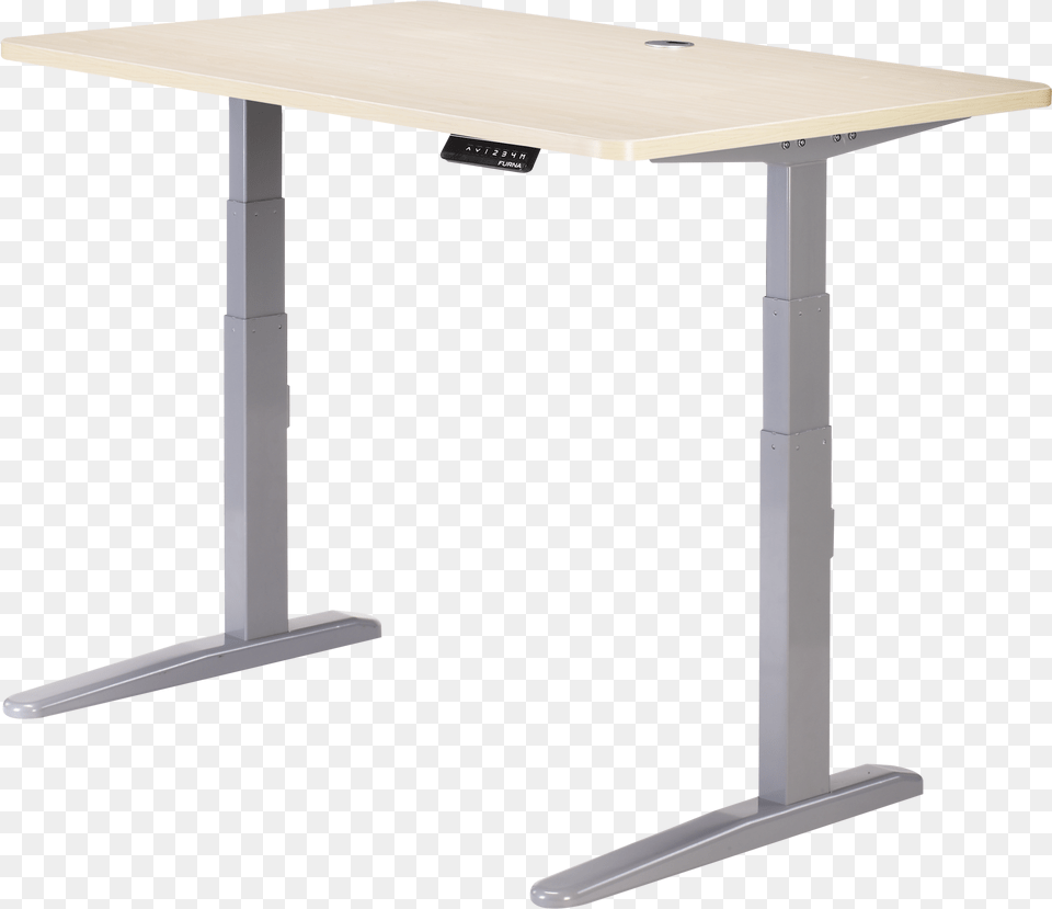 Standing Computer Desk Trend Furna E2 Electric Standing Desk, Dining Table, Furniture, Table, Standing Desk Free Png Download