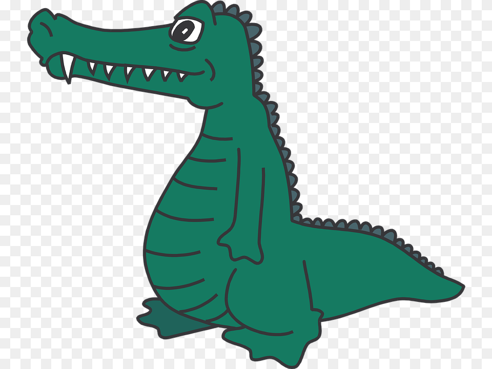 Standing Crocodile Clipart, Animal, Baby, Person, Reptile Png