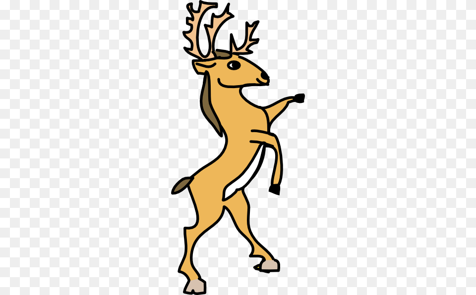Standing Deer Clip Art, Animal, Mammal, Wildlife, Baby Png