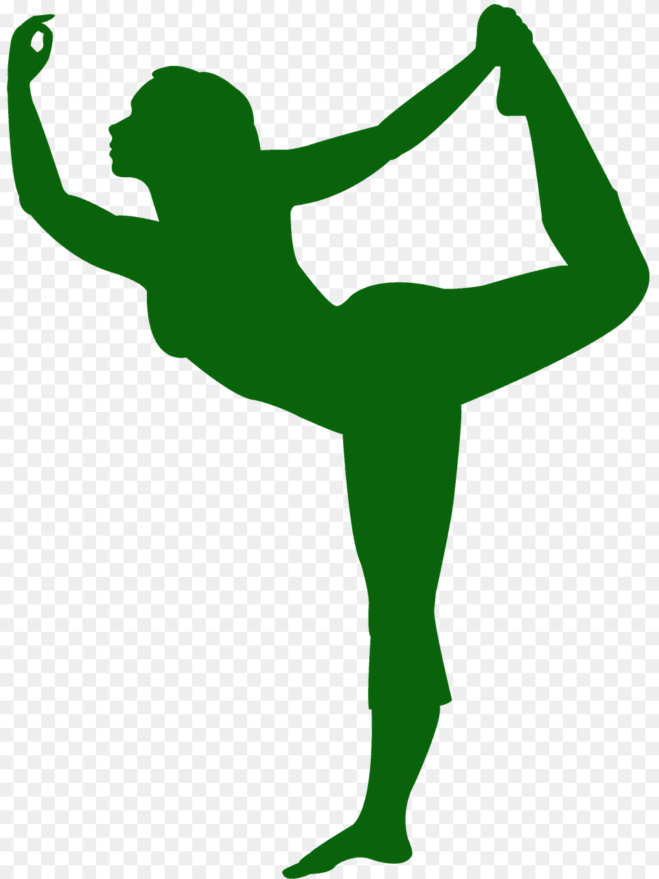 Standing Half Bow Yoga Pose Silhouette, Dancing, Leisure Activities, Person Free Transparent Png