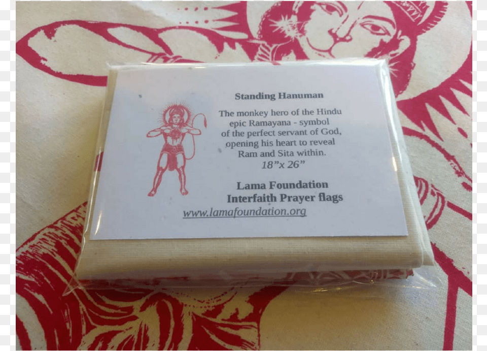 Standing Hanuman Prayer Flag Box, Business Card, Paper, Text, Baby Free Png Download