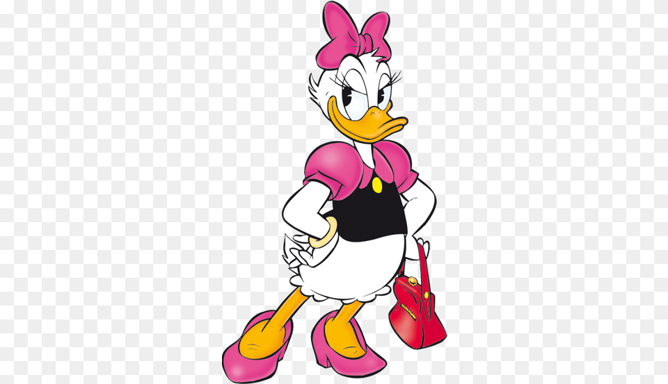 Standing Image Of Daisy Duck Dolly Duck, Book, Cartoon, Comics, Publication Free Png
