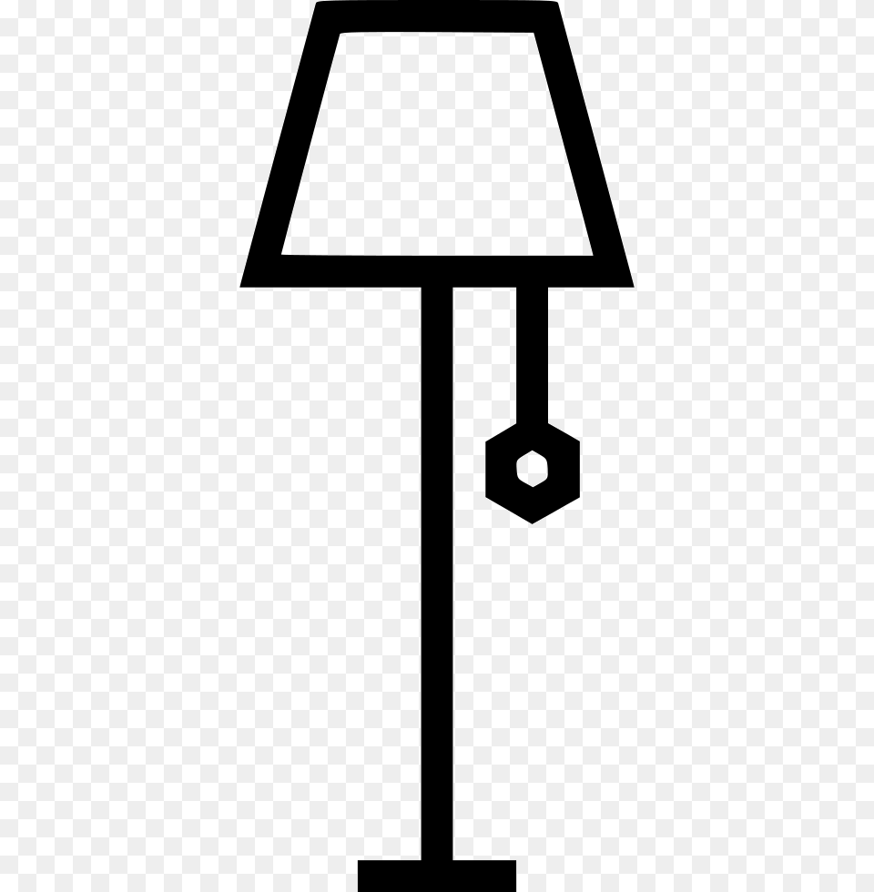 Standing Lamp Light Shine Drawing, Lampshade, Table Lamp, Cross, Symbol Png Image