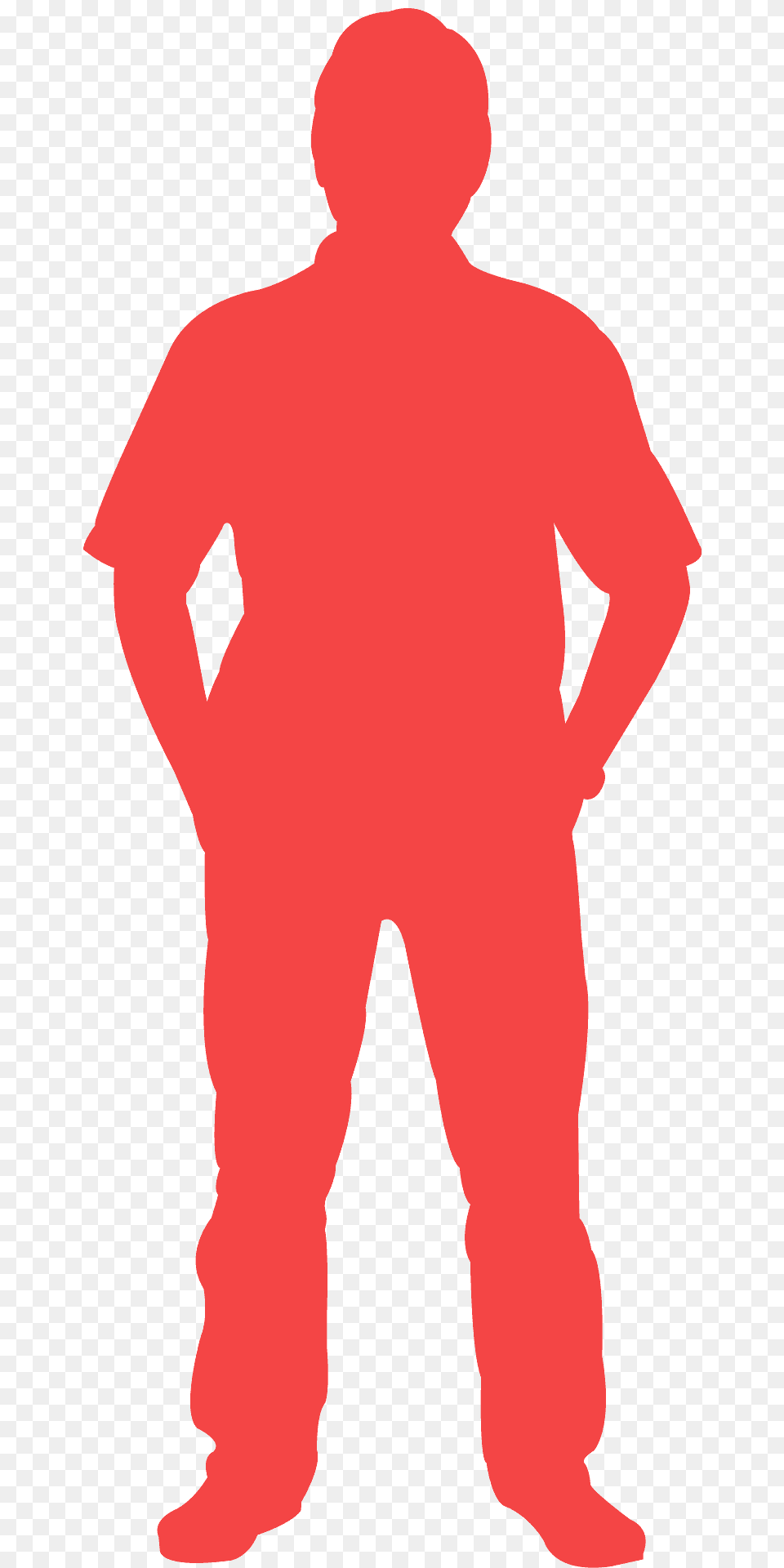 Standing Man Silhouette, Adult, Male, Person, Clothing Png