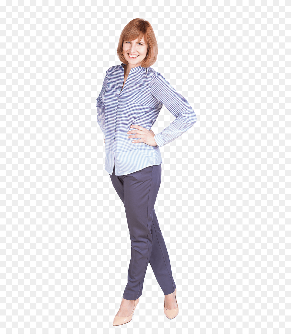 Standing Menopausal Woman In Pink With Blonde Hair Pajamas, Sleeve, Clothing, Long Sleeve, Hat Free Transparent Png