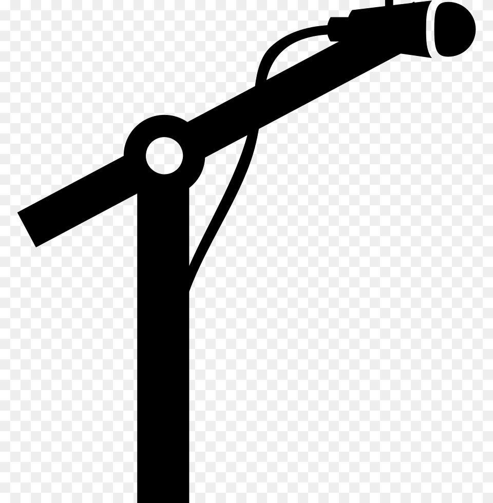Standing Mic Icon, Electrical Device, Microphone Free Transparent Png