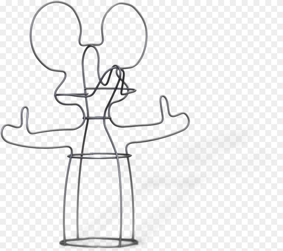 Standing Mouse Frame Line Art Free Transparent Png