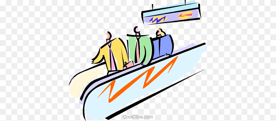 Standing On A Moving Sidewalk Royalty Vector Clip Art, Yacht, Vehicle, Transportation, Woman Free Transparent Png