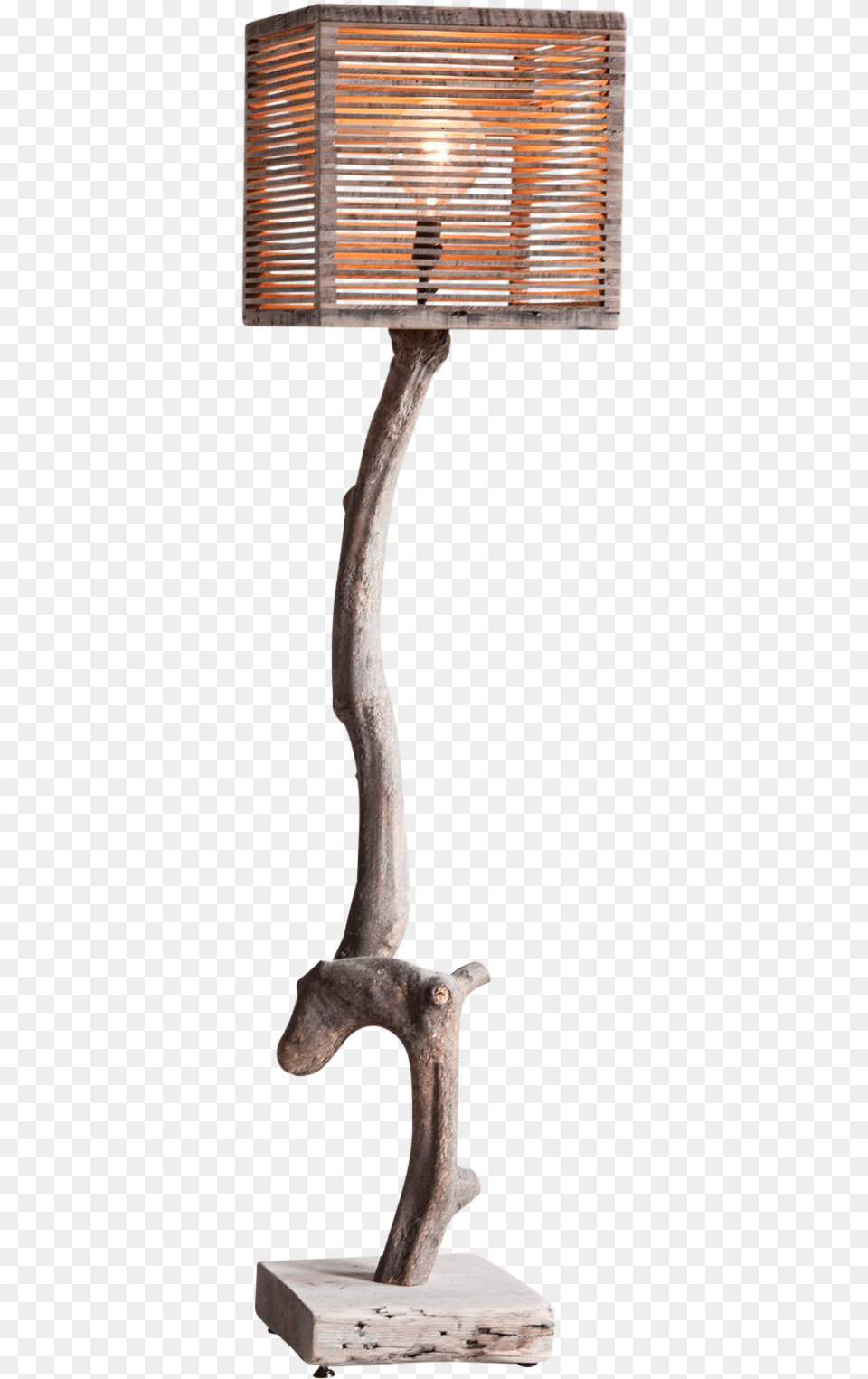 Standing Rhododendron Trunk Floor Lamp, Table Lamp, Lampshade Free Png