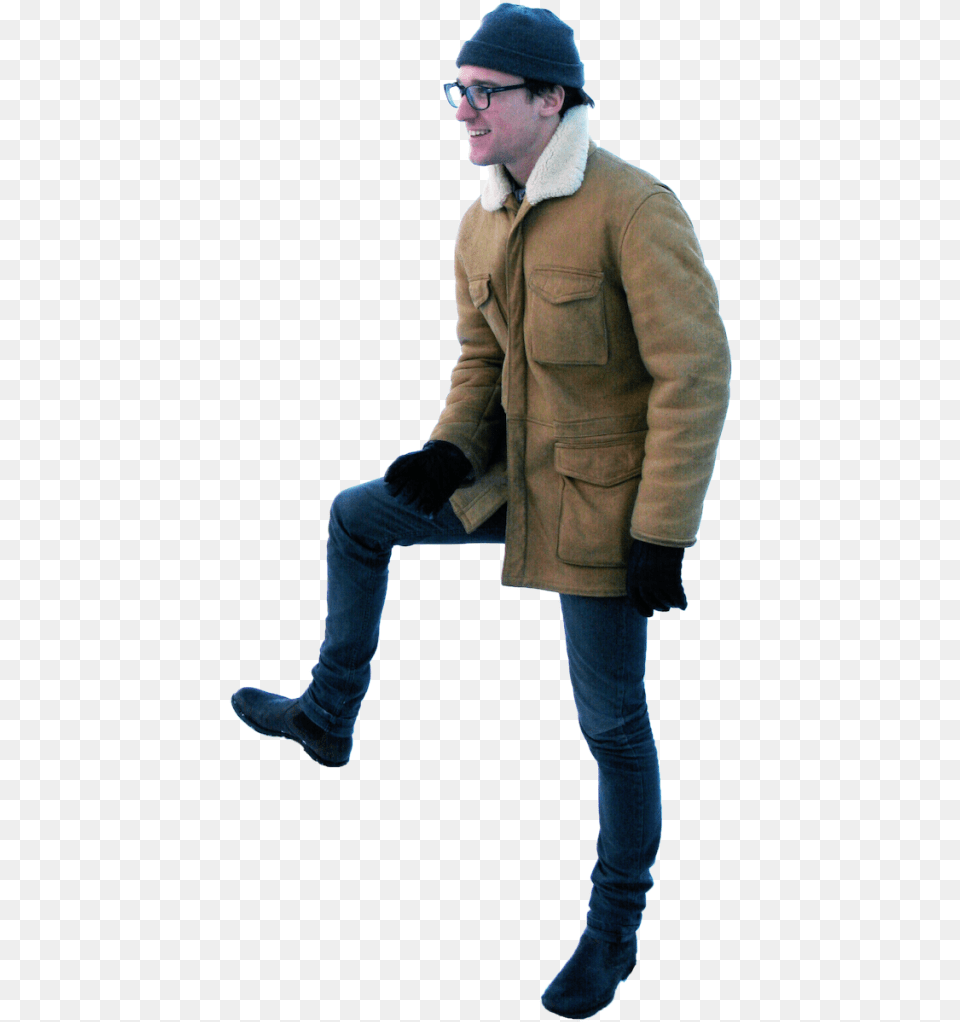 Standing Winter Image For Winter People Sitting, Jacket, Hat, Cap, Clothing Png