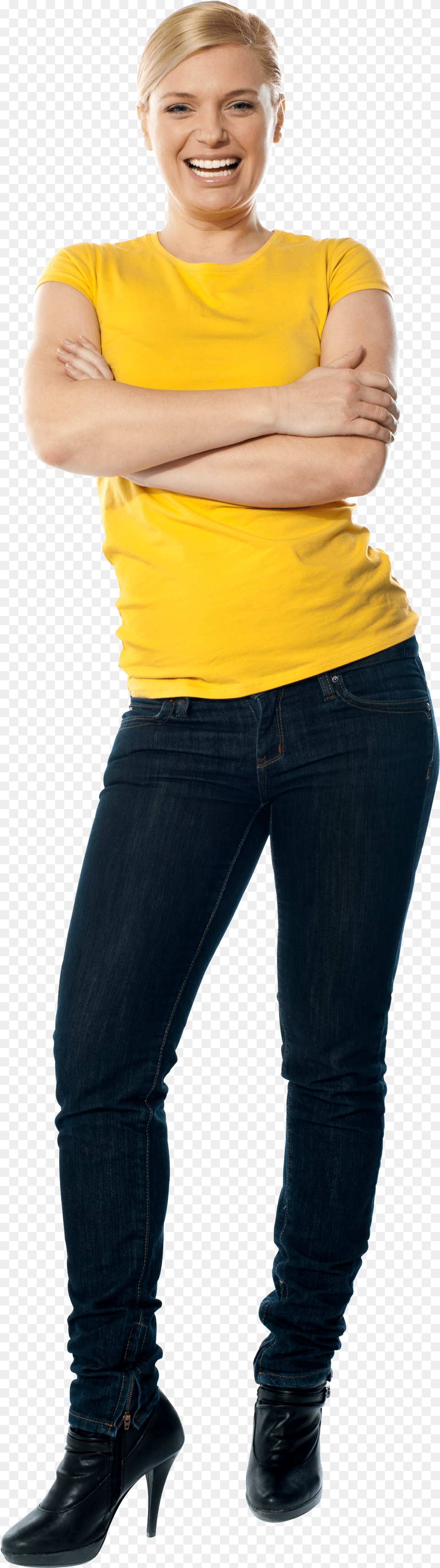 Standing Women, Jeans, Pants, Footwear, Clothing Free Transparent Png