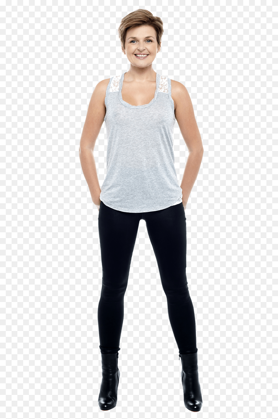 Standing Women Hd Play, Clothing, Teen, Tank Top, Person Png Image