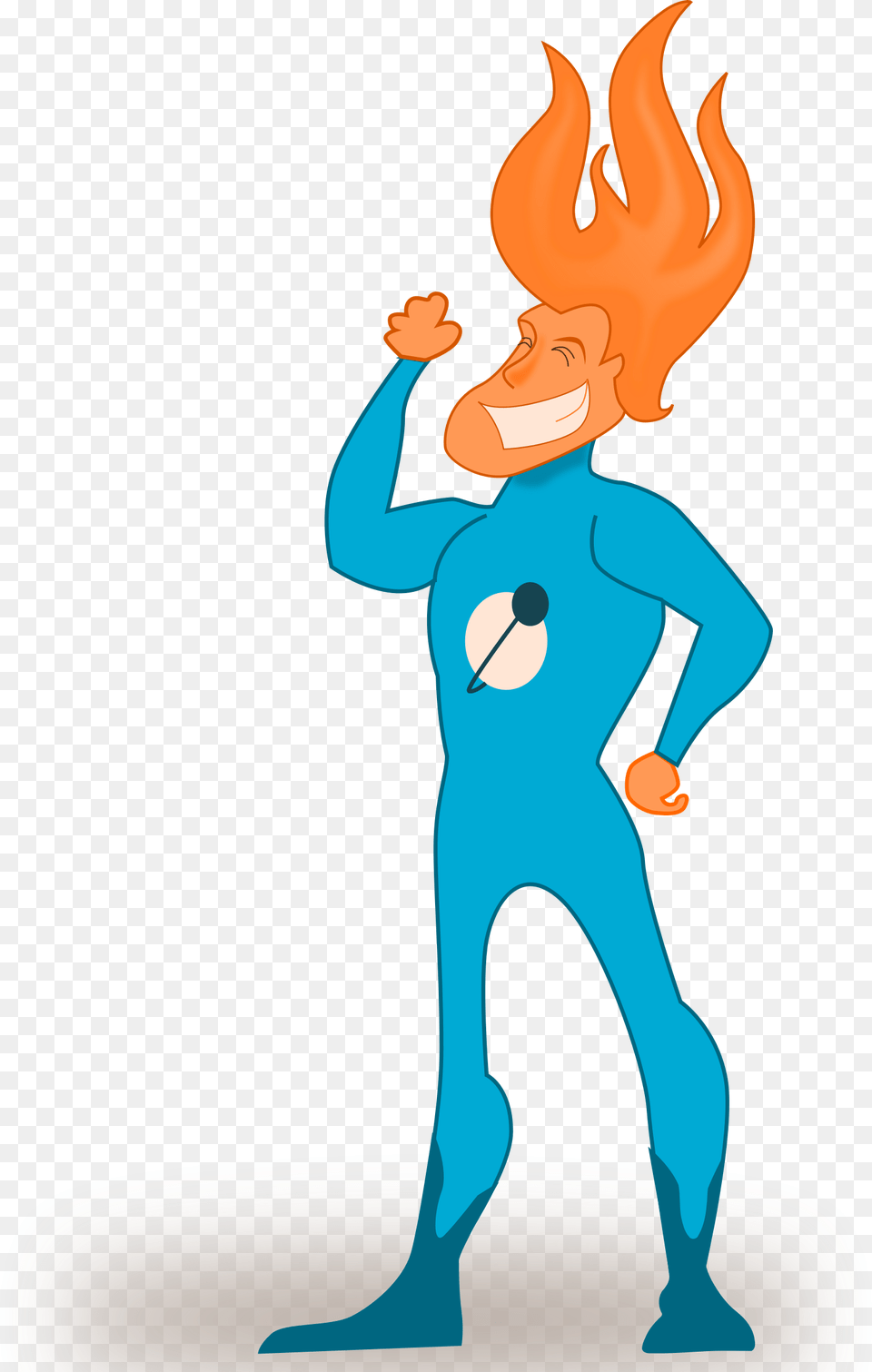 Standinghuman Behaviorelectric Blue Flamme Super Hero, Baby, Cartoon, Person, Face Png Image