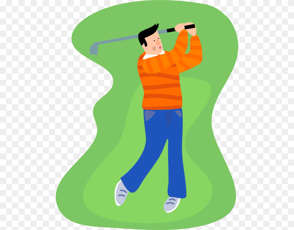 Standinghuman Behaviorgrass Guy Playing Golf, Boy, Child, Male, Person Png Image