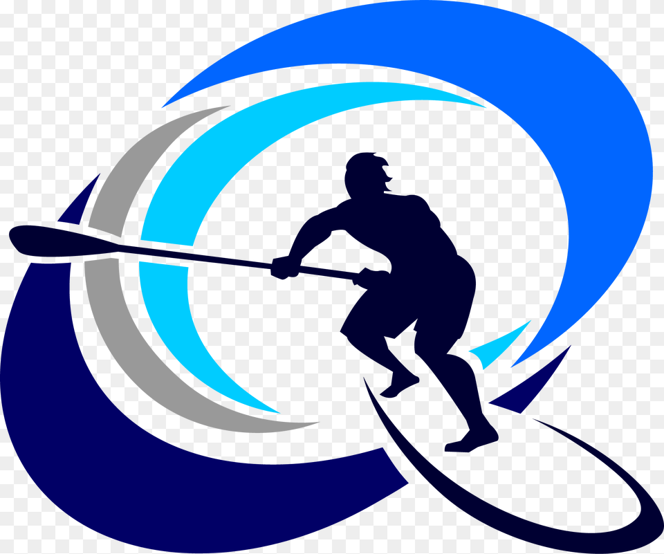 Standup Paddleboarding Waikiki Surfing Sticker Stand Up Paddle Logo, People, Person, Oars, Adult Free Transparent Png